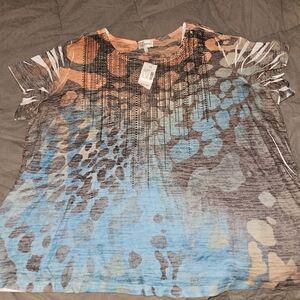 Fashion bug bejeweled blouse NWT